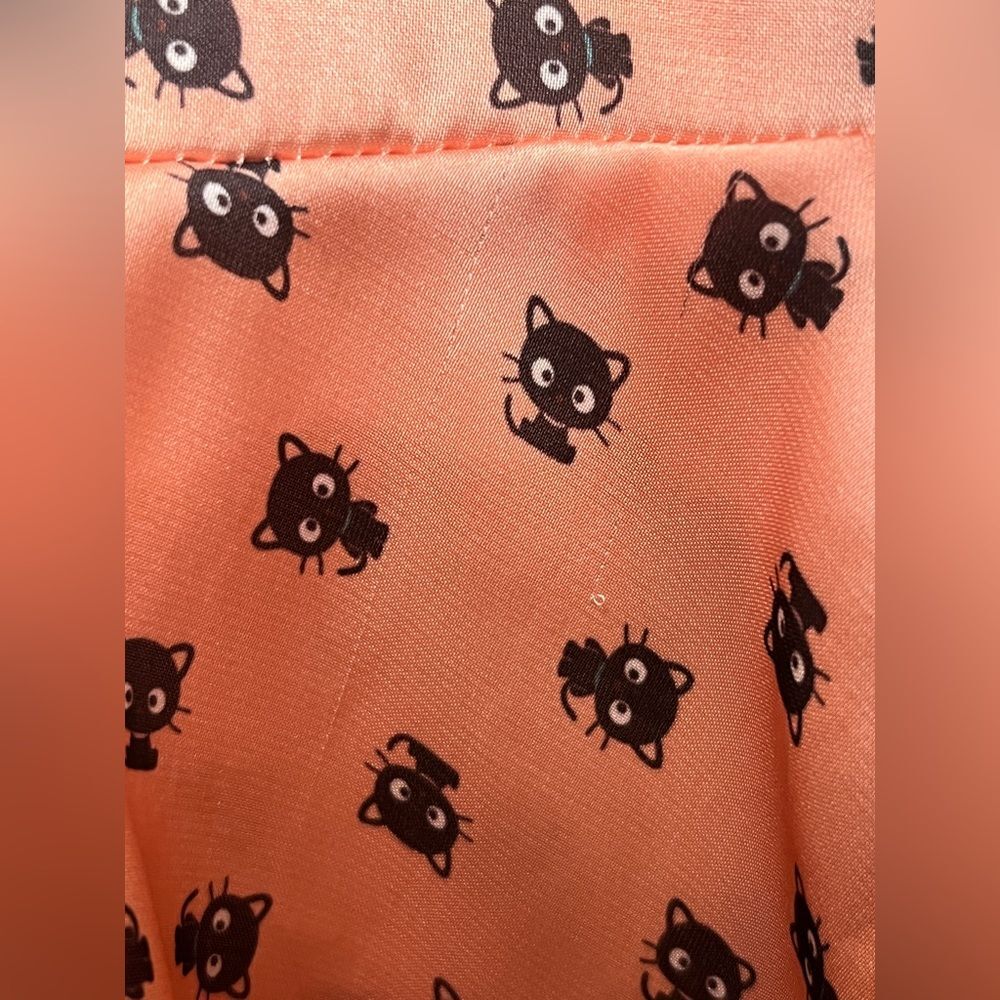 Sanrio Hello Kitty Chococat Patterned Women's Top… - image 8